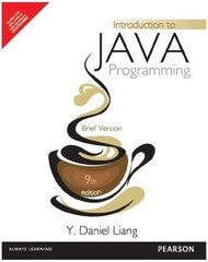 Introduction to Java programming (Introduction to Java Programming - Brief Version by Y. Daniel Liang)