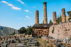 Temple of Apollo, Delphi, Greece (Apollon Temple)