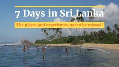 Highlights of Sri Lanka: An Express 7 Day Sri Lanka Itinerary for ...