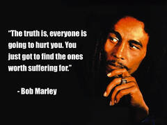 Bob Marley Quote: One Love bysyquotes (24 x 18) (Bob Marley)