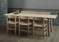 Fredericia Taro Dining Table (Fredericia J39 Mogensen Chair)