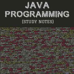 Java Programming Language (Handwritten) Study Notes PDF - CS