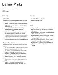 Java Software Developer Resume Samples | Velvet Jobs