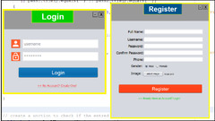 C#, JAVA,PHP, Programming ,Source Code: Java Login And Register ...