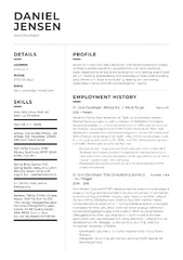 Java Developer Resume Example & Writing Guide