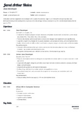 Best Java Developer Resume Examples for 2024