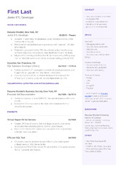 Full Stack Web Developer Resume Examples for 2024 | Resume Worded