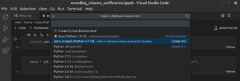 Visual Studio Code (Jupyter Notebook)