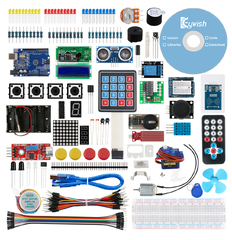 Arduino UNO R3 Starter Kit (ELEGOO UNO Project Super Starter Kit with Tutorial and UNO R3 Compatible with Arduino IDE)