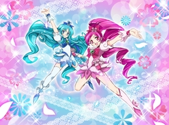 2girls futari wa precure hanasaki tsubomi heartcatch precure ...