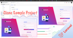 Laravel (Clone Sample Project Admin Dashboard with Laravel)