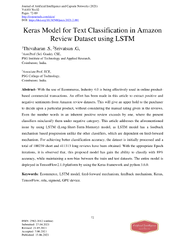 PDF) Keras Model for Text Classification in Amazon Review Dataset ...