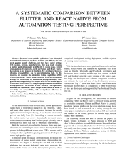 PDF) A Systematic Comparison Between Flutter and React Native from ...