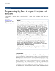 Programming Big Data Analysis Principles and Solutions