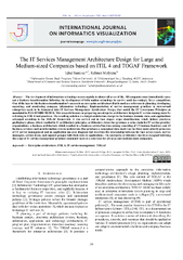 PDF) The IT Services Management Architecture Design for Large and ...