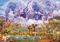 Schmidt Spiele - Animals at The Waterhole - 1000 Piece Jigsaw Puzzle (Animals at the Watering Hole by Schmidt)