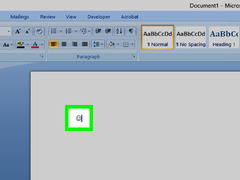 Microsoft Word (Word 2007 Drag)