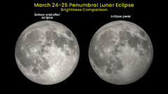 Nearly invisible lunar eclipse will dim Sunday night's Worm Moon ...