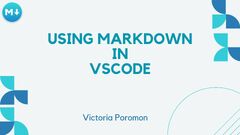 Using Markdown in VSCode - Victoria Poromon