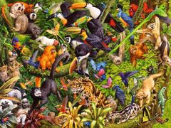 Ravensburger Marvellous Menagerie 200 Piece Jigsaw Puzzle for Children Age 8 Years Up (Ravensburger Marvellous Menagerie 200 Piece Jigsaw Puzzle)