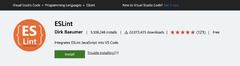 Visual Studio Code (ESLint)