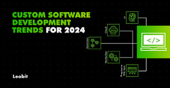 Custom Software Development Trends for 2024 - Leobit