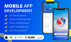 I will app development android IOS flutter kotlin java ...