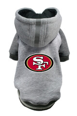 NFL Licensed Dog Hoodie (Hoodie 49ers Dog)