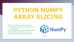 NumPy (NumPy Array Slicing)