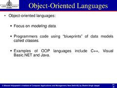 Object-Oriented Programming