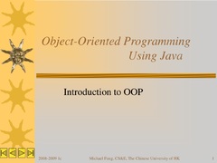 Object-Oriented Programming Using Java