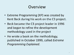 Extreme Programming Explained (Kent Beck)