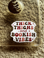 thick thighs And Bookish Vibes For Christmas thick thighs Tank Top (Thick thighs and bookish vibes)