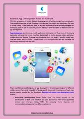 Essential App Development Tools for Android by cornerstonedgtl - Issuu