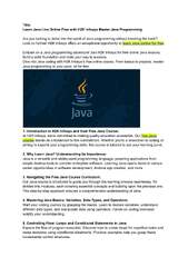 Learn Java Live Online with H2K Infosys Master Java ...