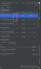 Android Studio (Device Manager)