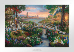 Tenyo D1000-080 Jigsaw Puzzle Disney 101 Dalmatians (Schmidt 59489 Thomas Kinkade Disney 101 Dalmations Jigsaw Puzzle)