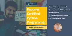 Python Become Code Certified Python Programmer