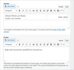 How to create a resume builder on WordPress - GravityKit