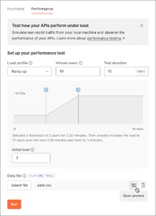 Use%20a%20data%20file%20to%20simulate%20virtual%20users%20%7C%20Postman%20Learning%20Center