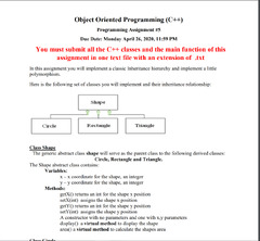 Solved%20Object%20Oriented%20Programming%20(C++)%20Programming%20%7C%20Chegg