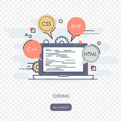 Programming and Coding Concept