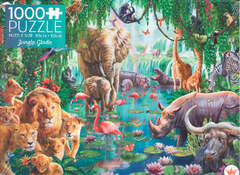 Jungle Glade 500 Piece Jigsaw Puzzle - Toys & Games From The Works (1000pc Regal cm Jigsaw Puzzle Animals Series 1 Kids Play Game Assorted 8+)