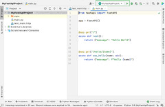 FastAPI | PyCharm Documentation