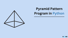 Python Pyramid Pattern Program | Board Infinity