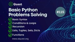 115 Problems on Basic Python | Python with Problem Solving - Learn ...