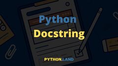 Python Docstring