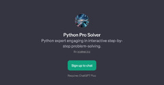 Python Pro Solver And 52 Other AI Alternatives For Python coding ...