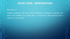 AGILE DEVELOPMENT Outlines : Quick Look of agile development ...