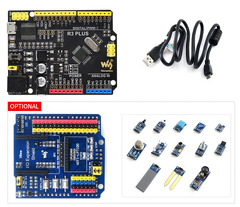 Arduino IO Expansion Shield (Waveshare IO Expansion Shield XBee/WIFI-LPT100 Connector IIC SPI 9755)